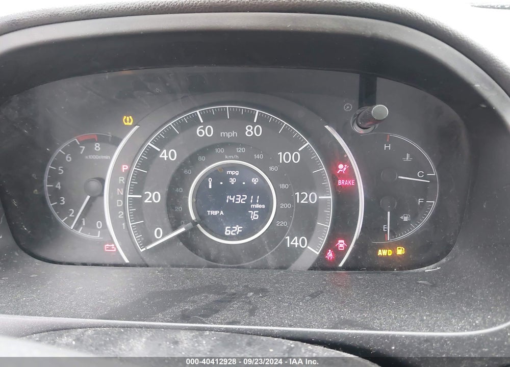 2013 HONDA CR-V EX VIN: 2HKRM4H54DH665933