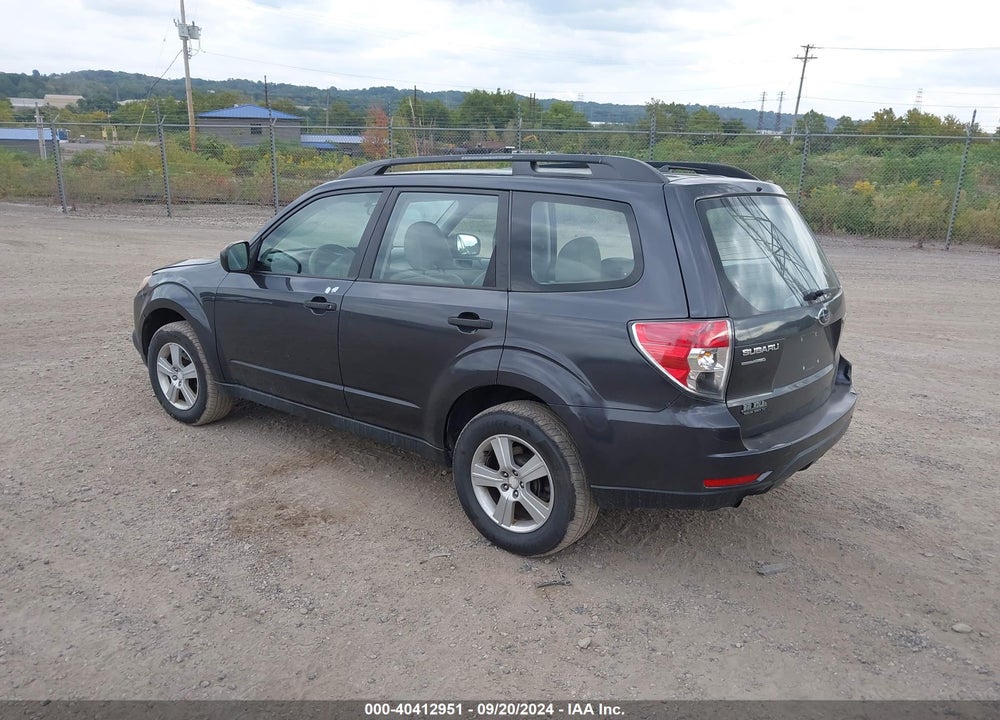 2011 SUBARU FORESTER 2.5X VIN: JF2SHABC4BH720227