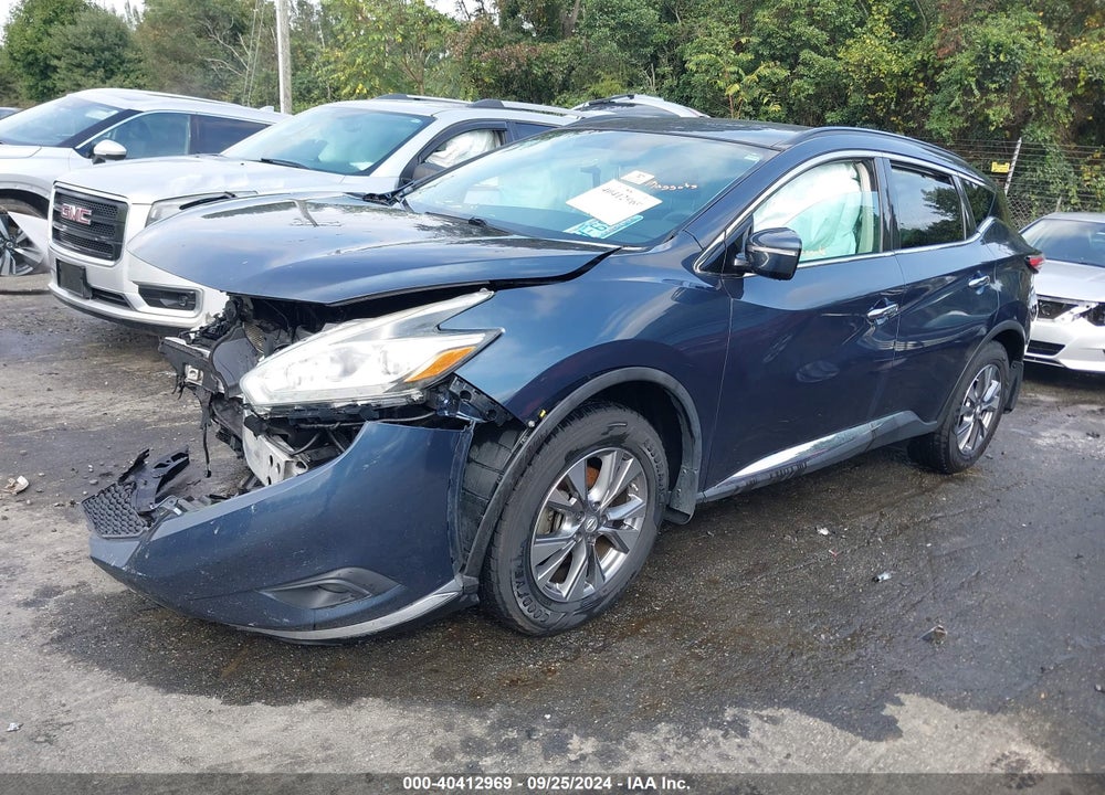 2015 NISSAN MURANO SV VIN: 5N1AZ2MG3FN220141
