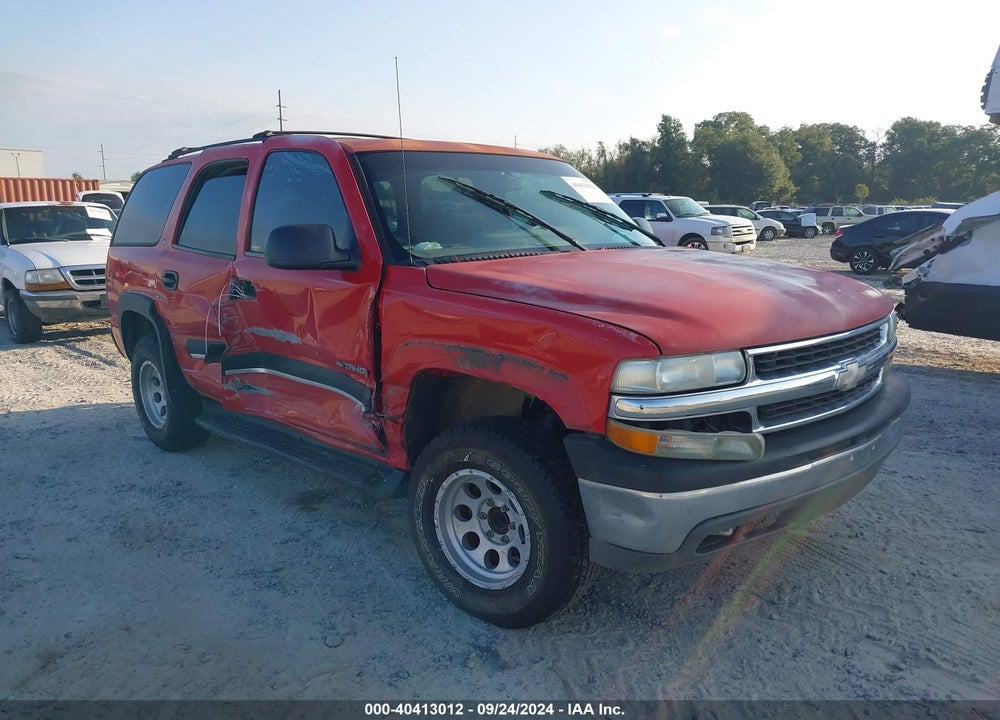 2001 CHEVROLET TAHOE LS VIN: 1GNEC13T91J290802