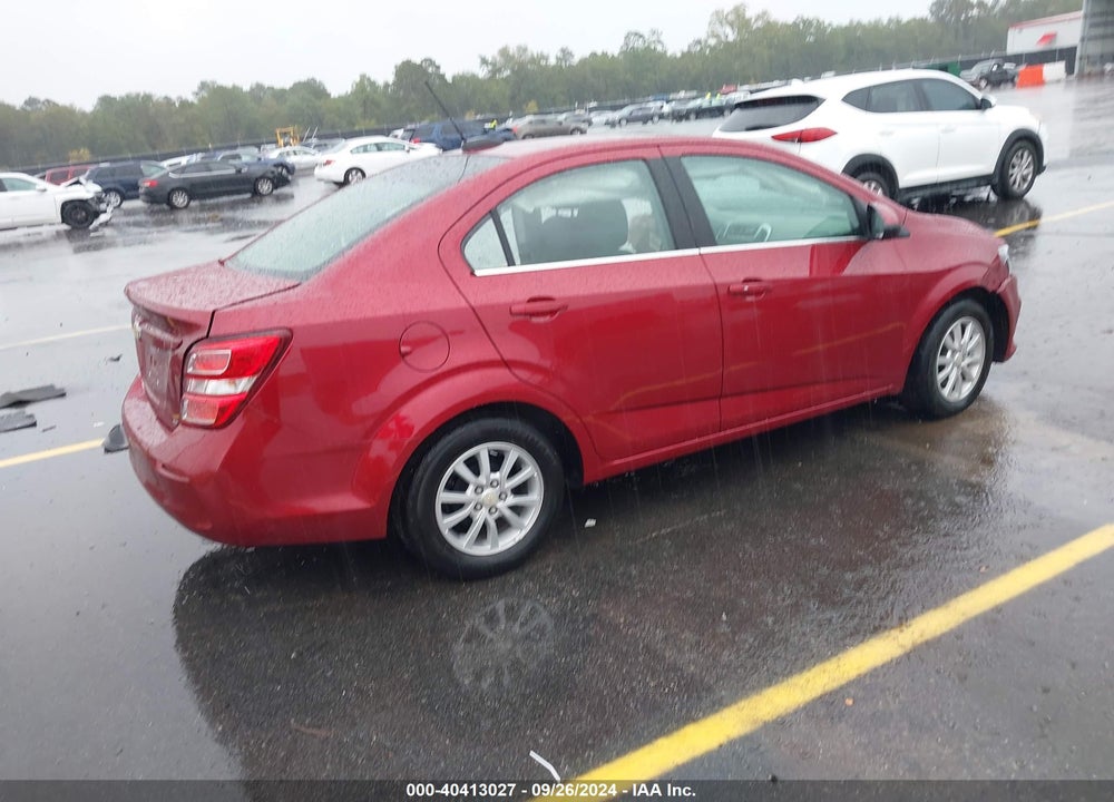 2020 CHEVROLET SONIC FWD  LT VIN: 1G1JD5SB7L4140637