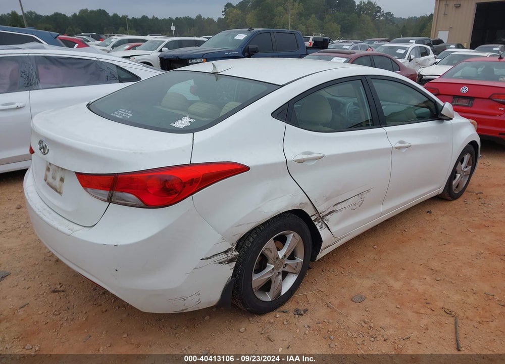 2013 HYUNDAI ELANTRA GLS VIN: 5NPDH4AE4DH276816