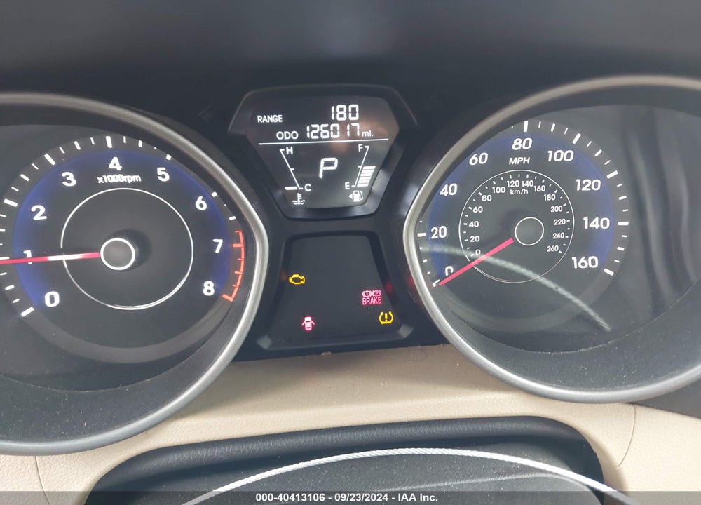 2013 HYUNDAI ELANTRA GLS VIN: 5NPDH4AE4DH276816
