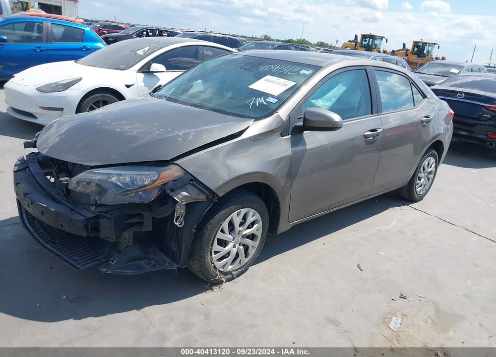 2019 TOYOTA COROLLA LE VIN: 5YFBURHE0KP874763