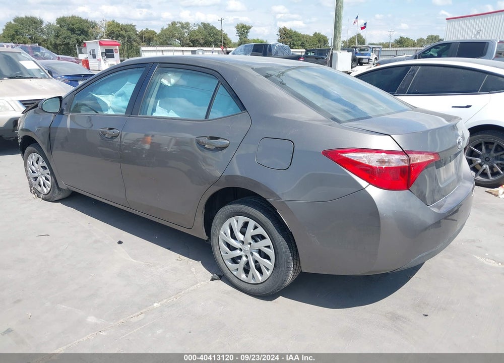 2019 TOYOTA COROLLA LE VIN: 5YFBURHE0KP874763