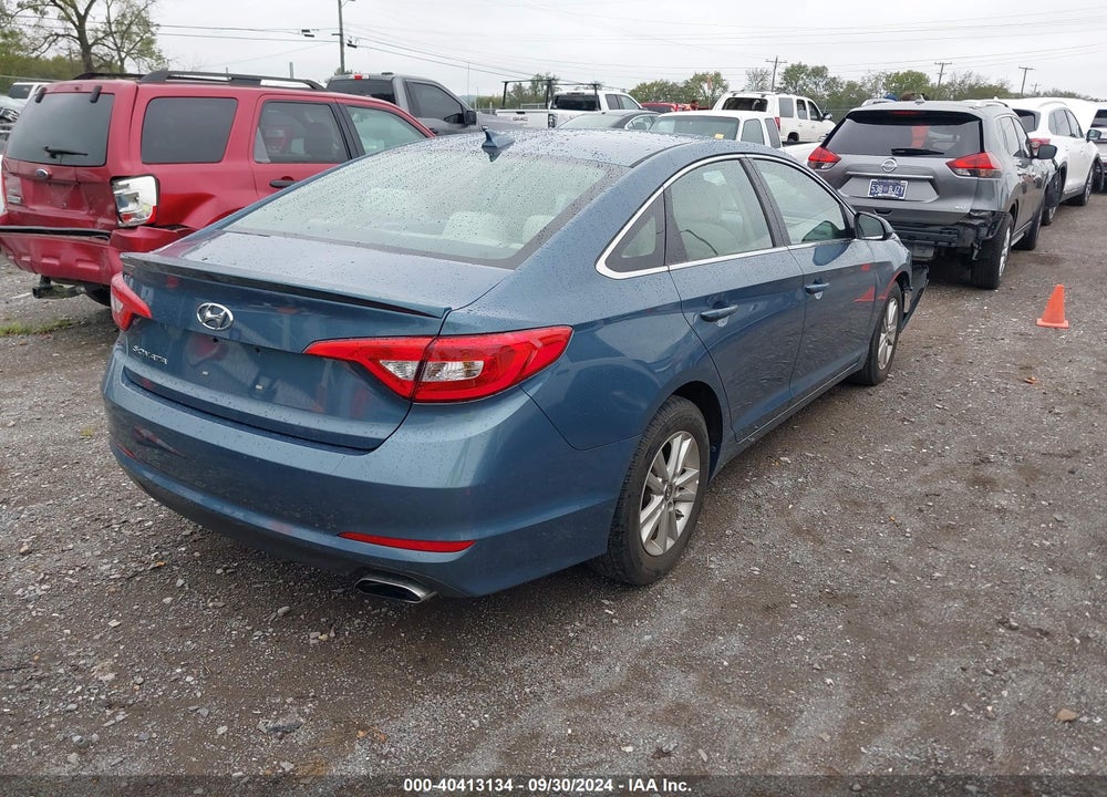 2017 HYUNDAI SONATA SE VIN: 5NPE24AFXHH475373
