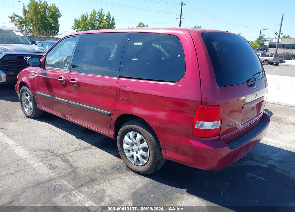 2004 KIA SEDONA EX/LX VIN: KNDUP131846521719