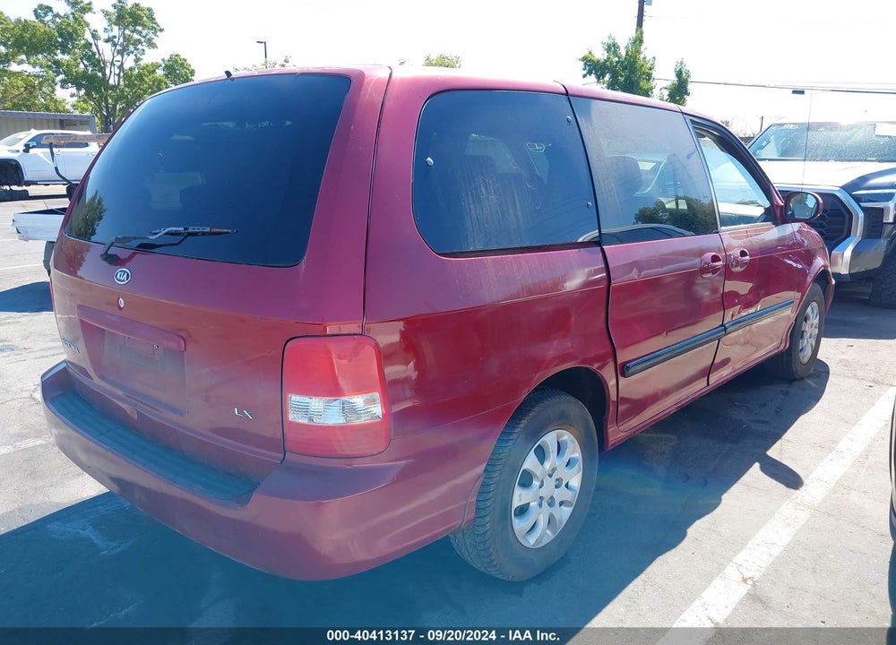 2004 KIA SEDONA EX/LX VIN: KNDUP131846521719