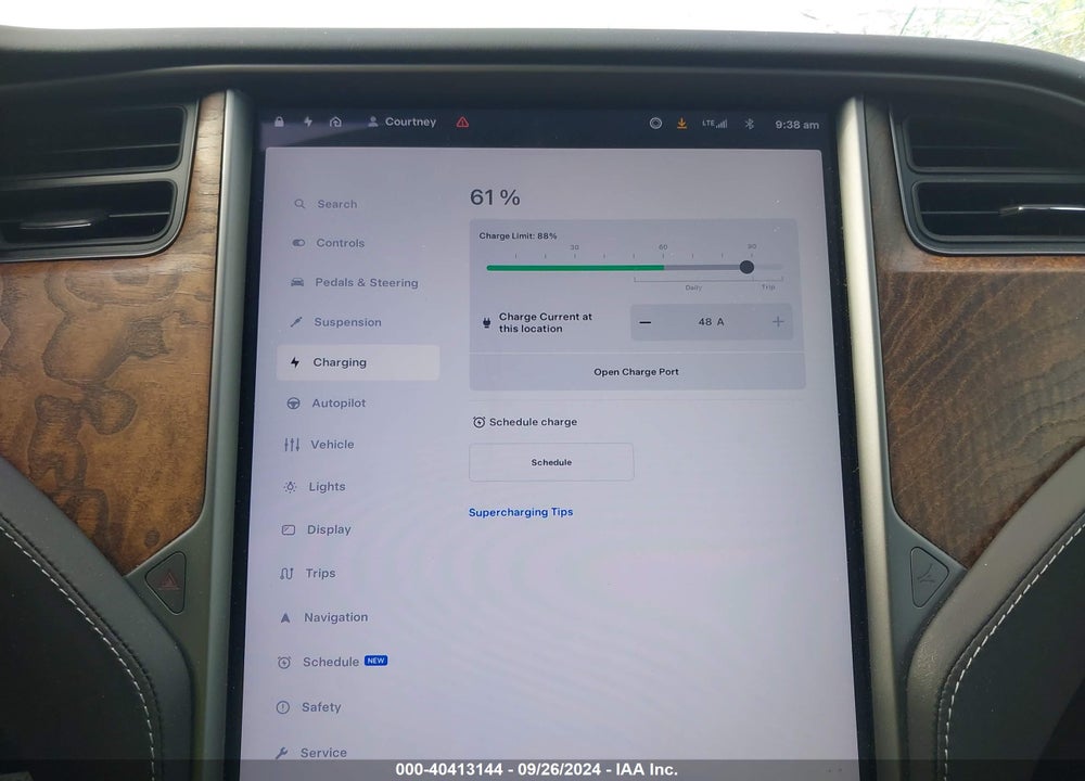2019 TESLA MODEL S 100D/LONG RANGE/P100D/PERFORMANCE VIN: 5YJSA1E46KF349305