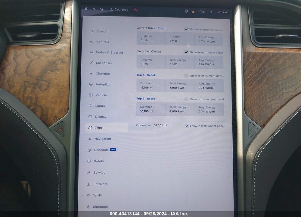 2019 TESLA MODEL S 100D/LONG RANGE/P100D/PERFORMANCE VIN: 5YJSA1E46KF349305