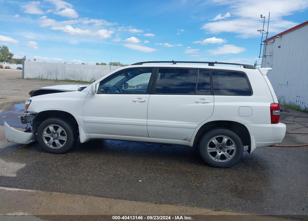2007 TOYOTA HIGHLANDER V6 VIN: JTEHP21A970194437