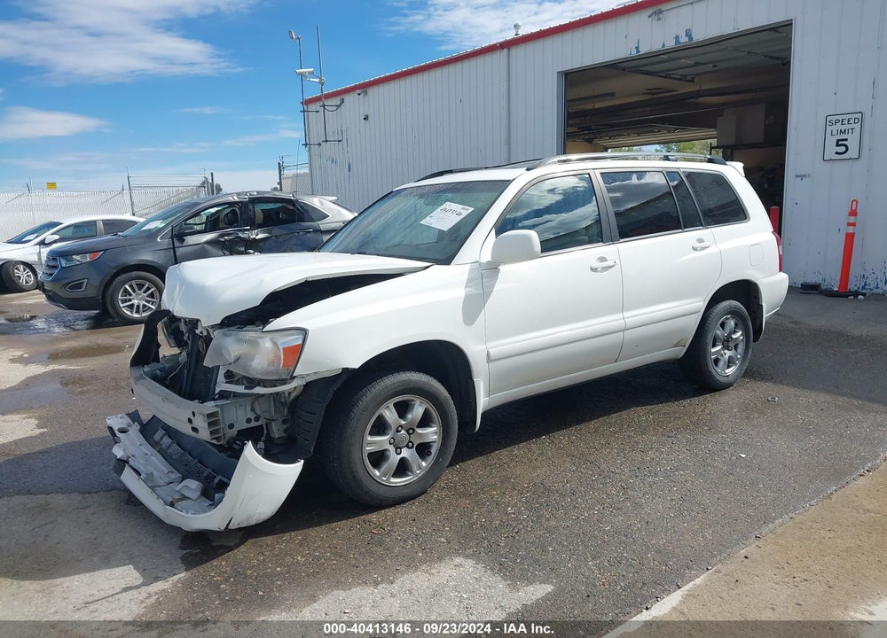 2007 TOYOTA HIGHLANDER V6 VIN: JTEHP21A970194437