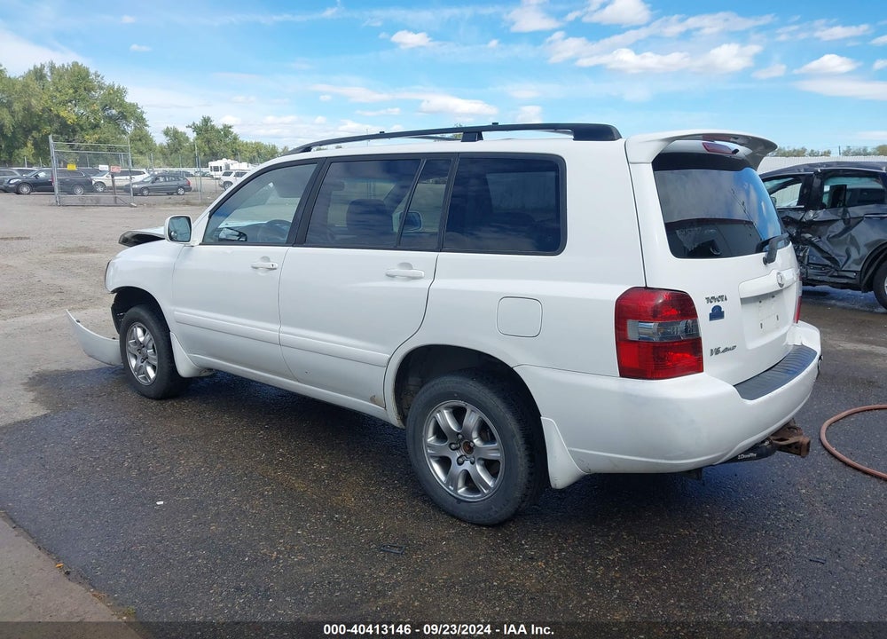 2007 TOYOTA HIGHLANDER V6 VIN: JTEHP21A970194437