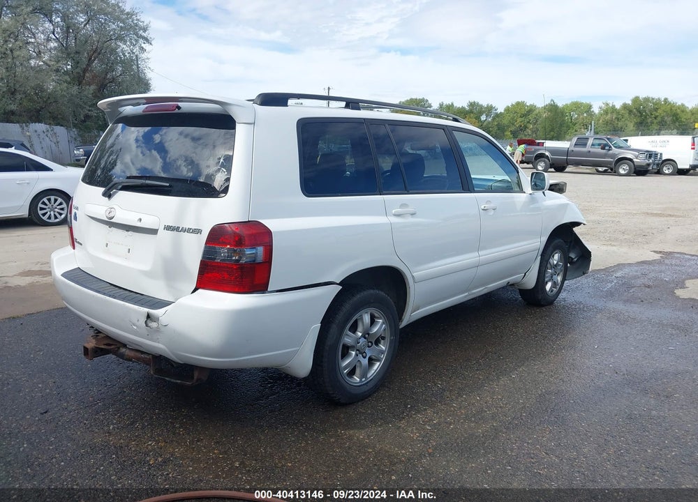 2007 TOYOTA HIGHLANDER V6 VIN: JTEHP21A970194437