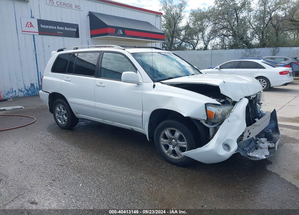 2007 TOYOTA HIGHLANDER V6 VIN: JTEHP21A970194437