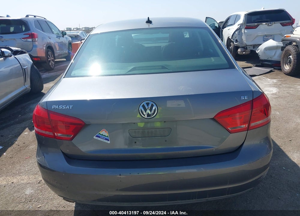 2013 VOLKSWAGEN PASSAT 2.5L SE VIN: 1VWBP7A3XDC018805