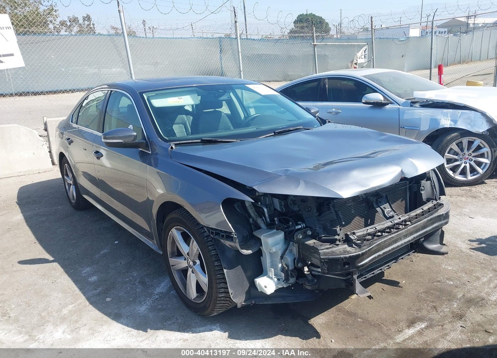 2013 VOLKSWAGEN PASSAT 2.5L SE VIN: 1VWBP7A3XDC018805