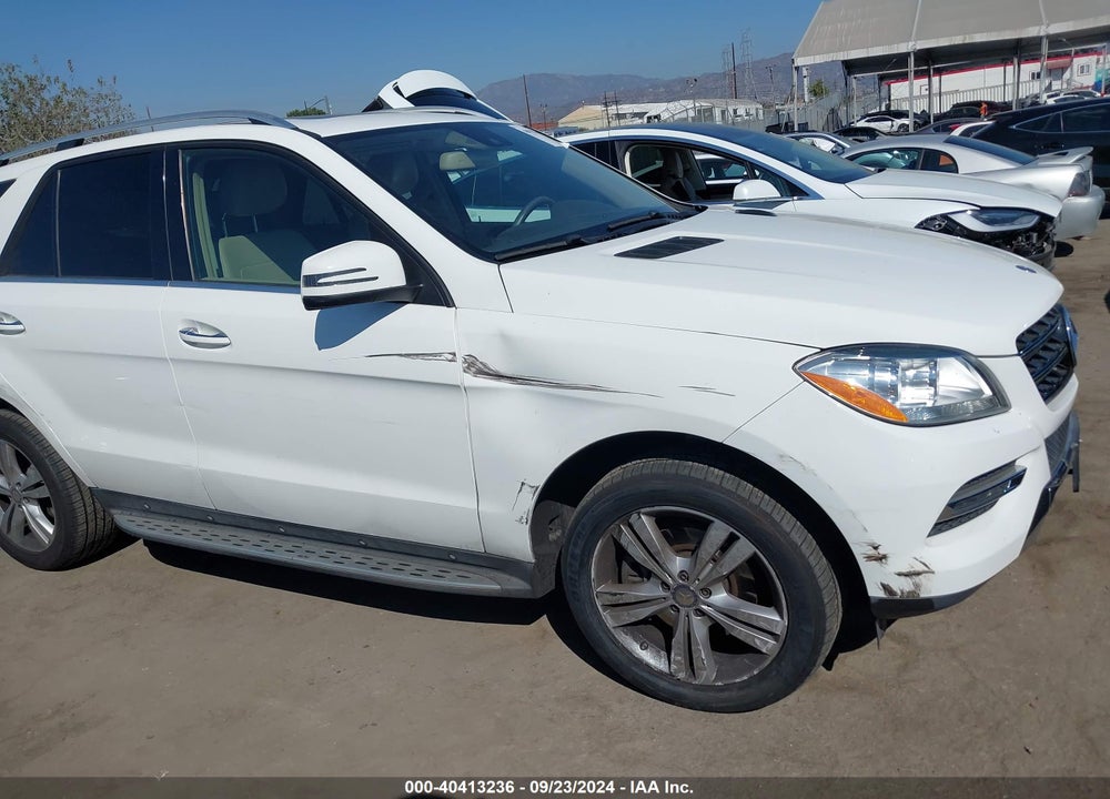 2015 MERCEDES-BENZ ML 350 4MATIC VIN: 4JGDA5HBXFA450092