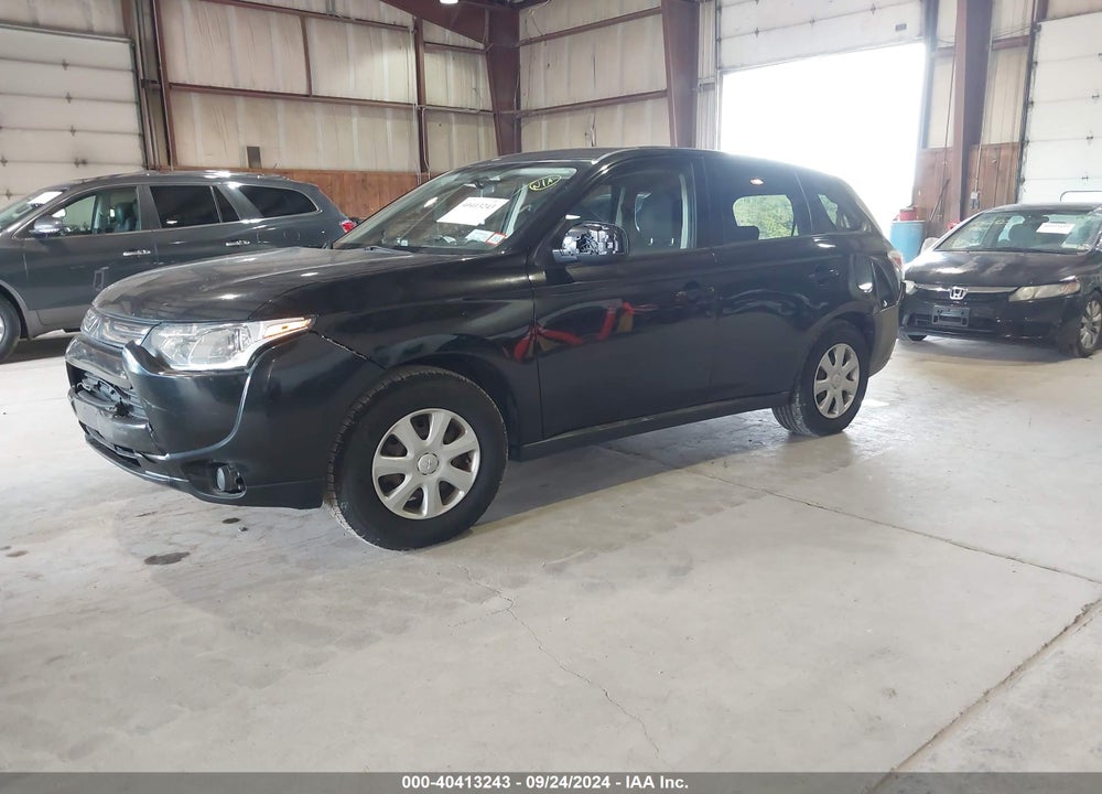2014 MITSUBISHI OUTLANDER ES VIN: JA4AD2A36EZ006038