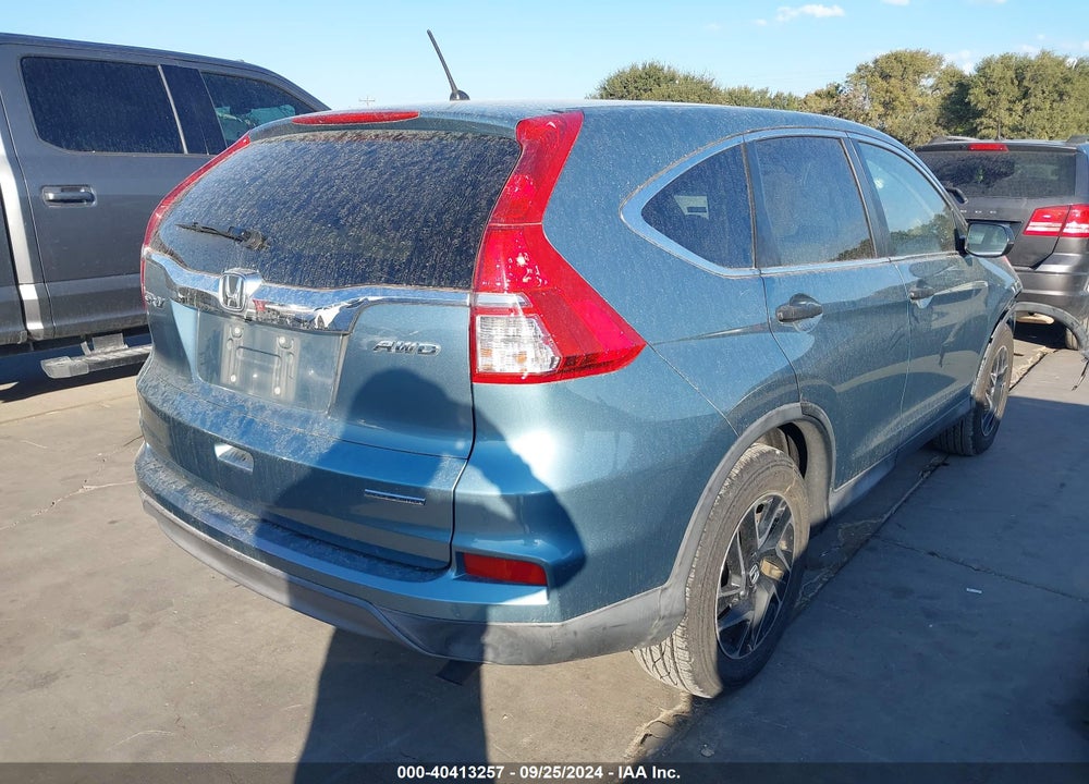 2016 HONDA CR-V SE VIN: 2HKRM4H48GH641100