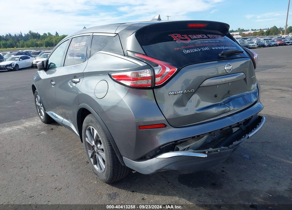 2017 NISSAN MURANO S VIN: 5N1AZ2MH2HN158078