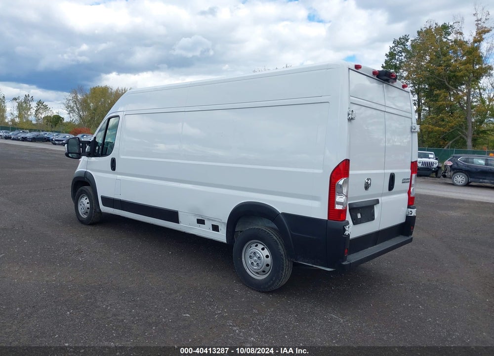 2023 RAM PROMASTER 2500 HIGH ROOF 159 WB VIN: 3C6LRVDG6PE545412
