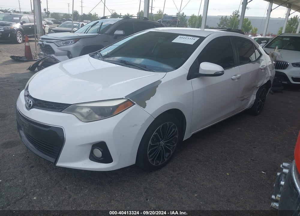 2016 TOYOTA COROLLA S PLUS VIN: 5YFBURHE5GP382821