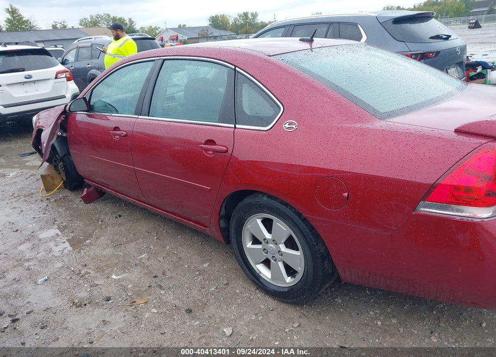 2008 CHEVROLET IMPALA LT VIN: 2G1WT58KX81318673