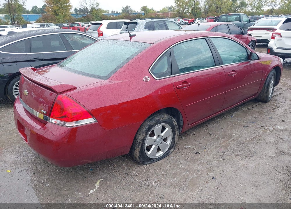 2008 CHEVROLET IMPALA LT VIN: 2G1WT58KX81318673