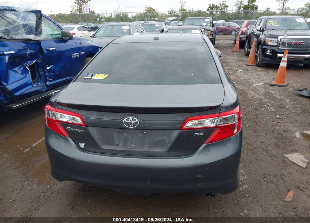 2013 TOYOTA CAMRY SE VIN: 4T1BF1FK8DU707542