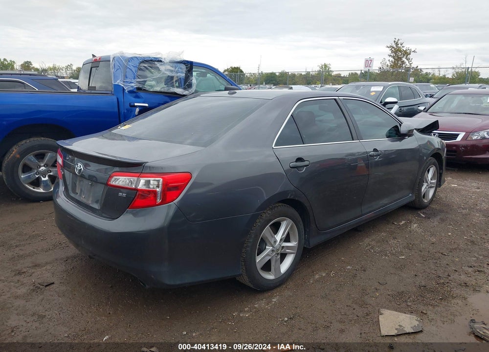 2013 TOYOTA CAMRY SE VIN: 4T1BF1FK8DU707542