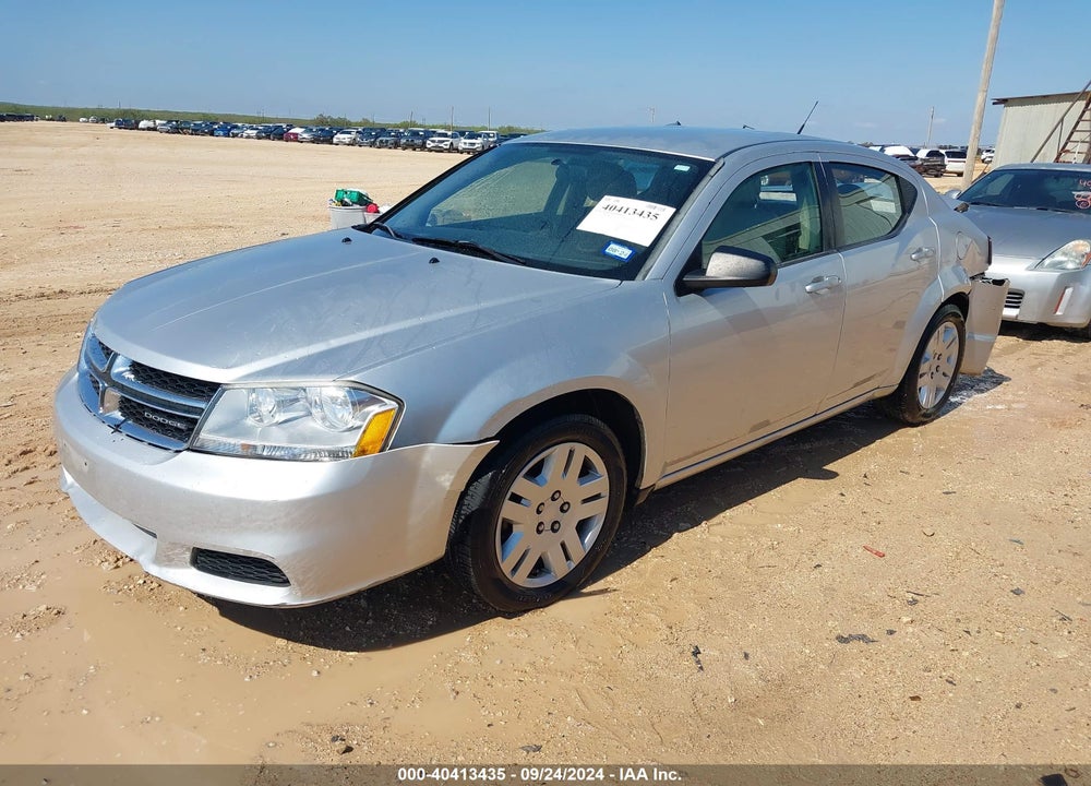 2011 DODGE AVENGER VIN: 1B3BD4FB0BN537486