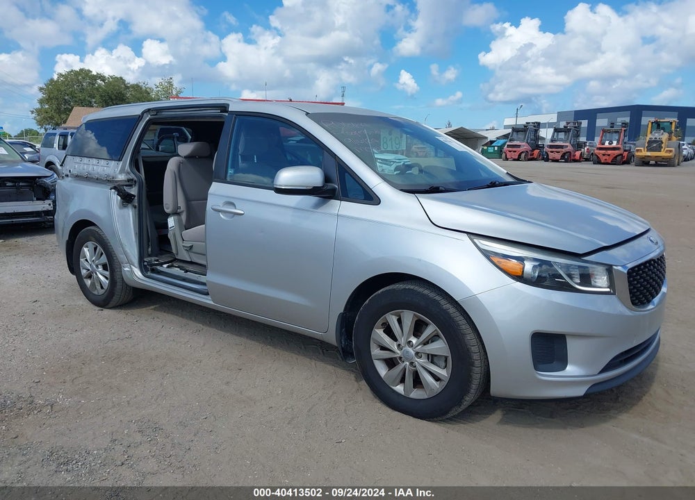 2016 KIA SEDONA LX VIN: KNDMB5C12G6206280