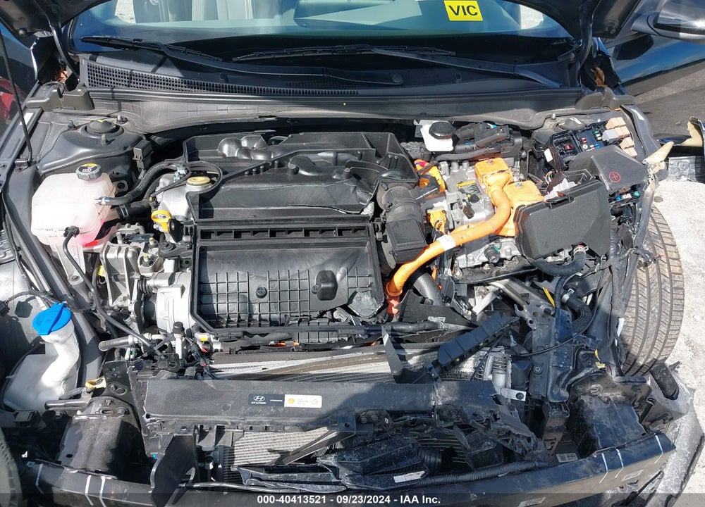 2022 HYUNDAI ELANTRA HYBRID BLUE VIN: KMHLM4AJ7NU013839