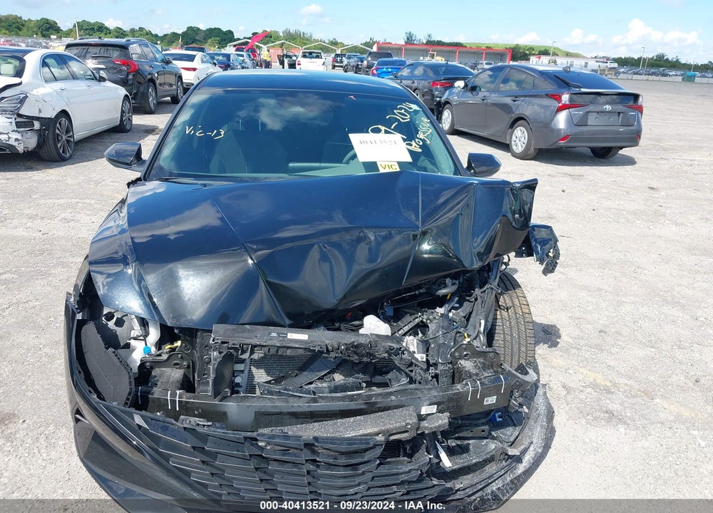 2022 HYUNDAI ELANTRA HYBRID BLUE VIN: KMHLM4AJ7NU013839