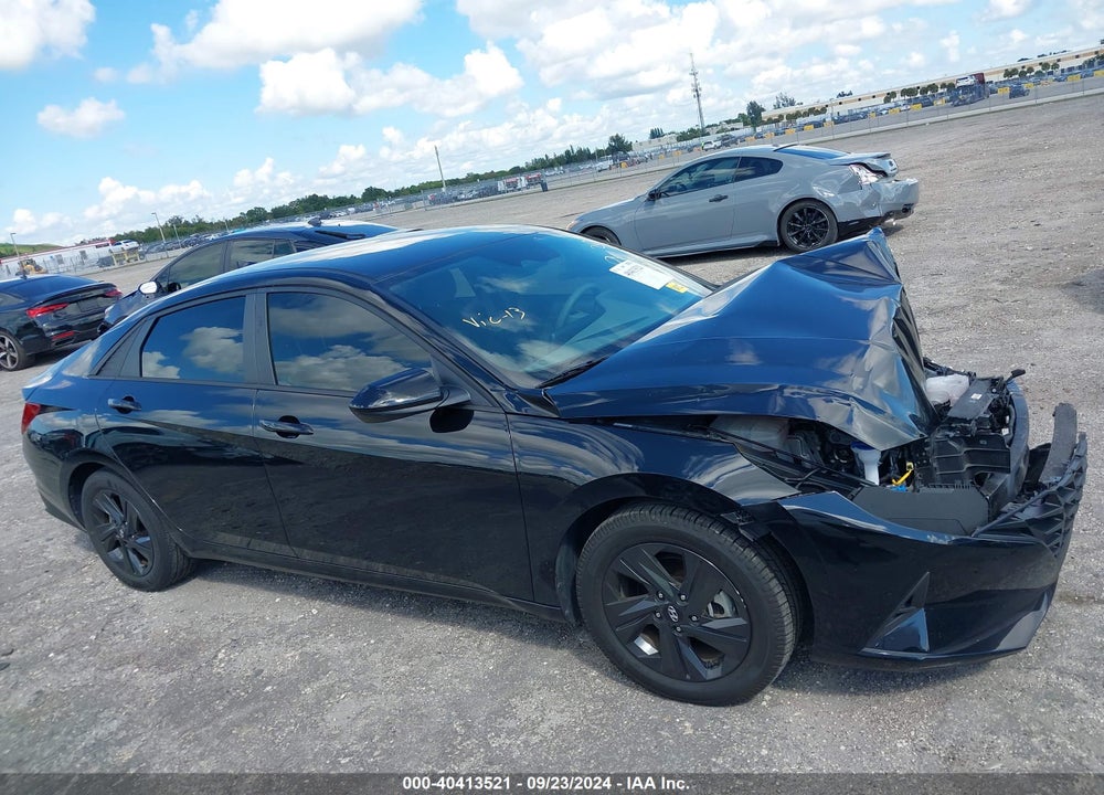 2022 HYUNDAI ELANTRA HYBRID BLUE VIN: KMHLM4AJ7NU013839