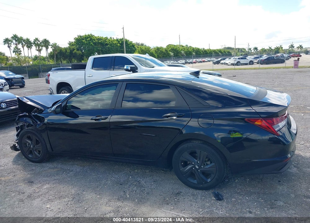 2022 HYUNDAI ELANTRA HYBRID BLUE VIN: KMHLM4AJ7NU013839