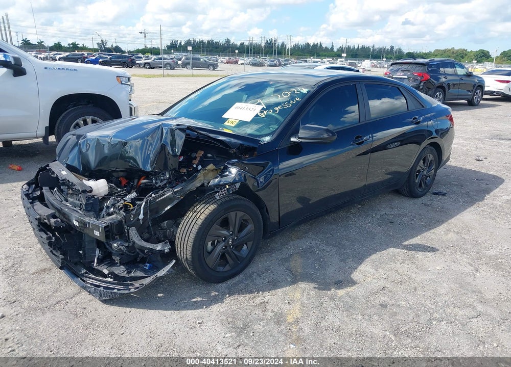 2022 HYUNDAI ELANTRA HYBRID BLUE VIN: KMHLM4AJ7NU013839
