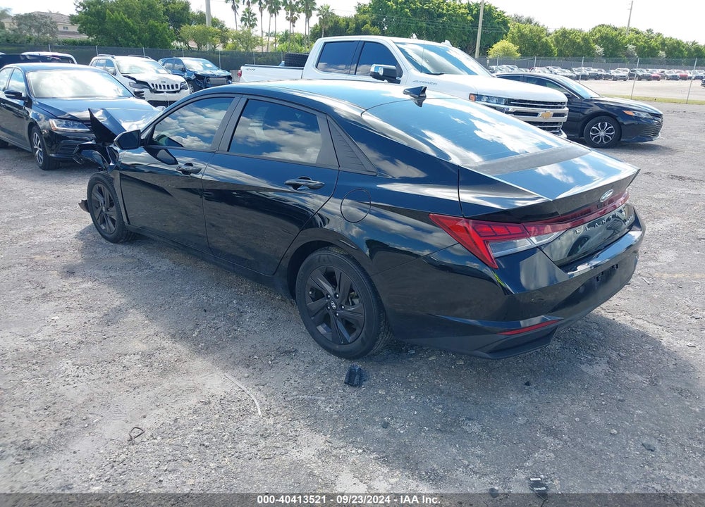 2022 HYUNDAI ELANTRA HYBRID BLUE VIN: KMHLM4AJ7NU013839