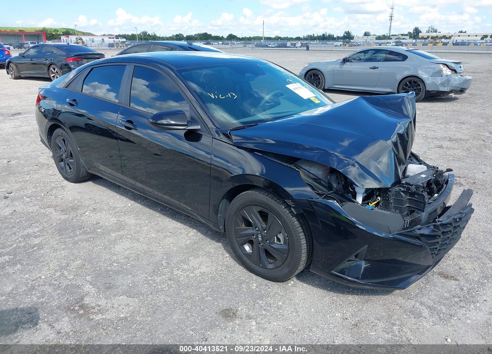 2022 HYUNDAI ELANTRA HYBRID BLUE VIN: KMHLM4AJ7NU013839
