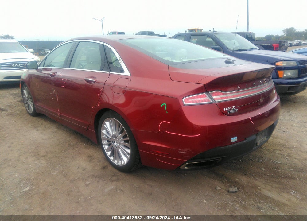 2014 LINCOLN MKZ VIN: 3LN6L2J97ER831430