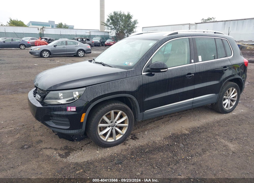 2017 VOLKSWAGEN TIGUAN 2.0T WOLFSBURG EDITION VIN: WVGSV7AXXHK025868