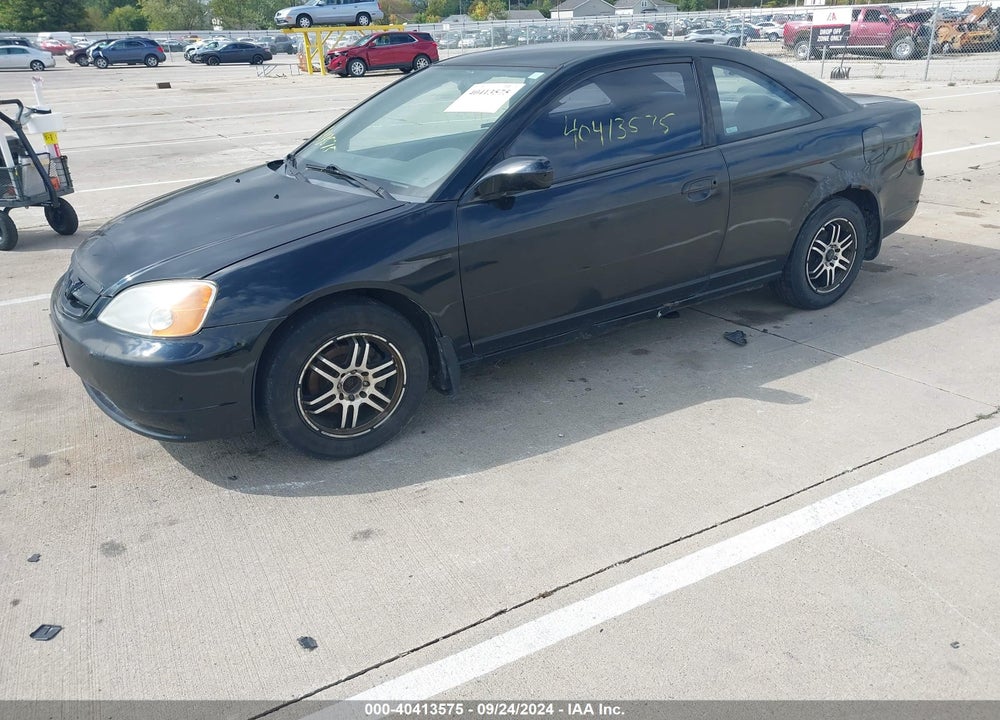 2001 HONDA CIVIC LX VIN: 1HGEM22591L048418