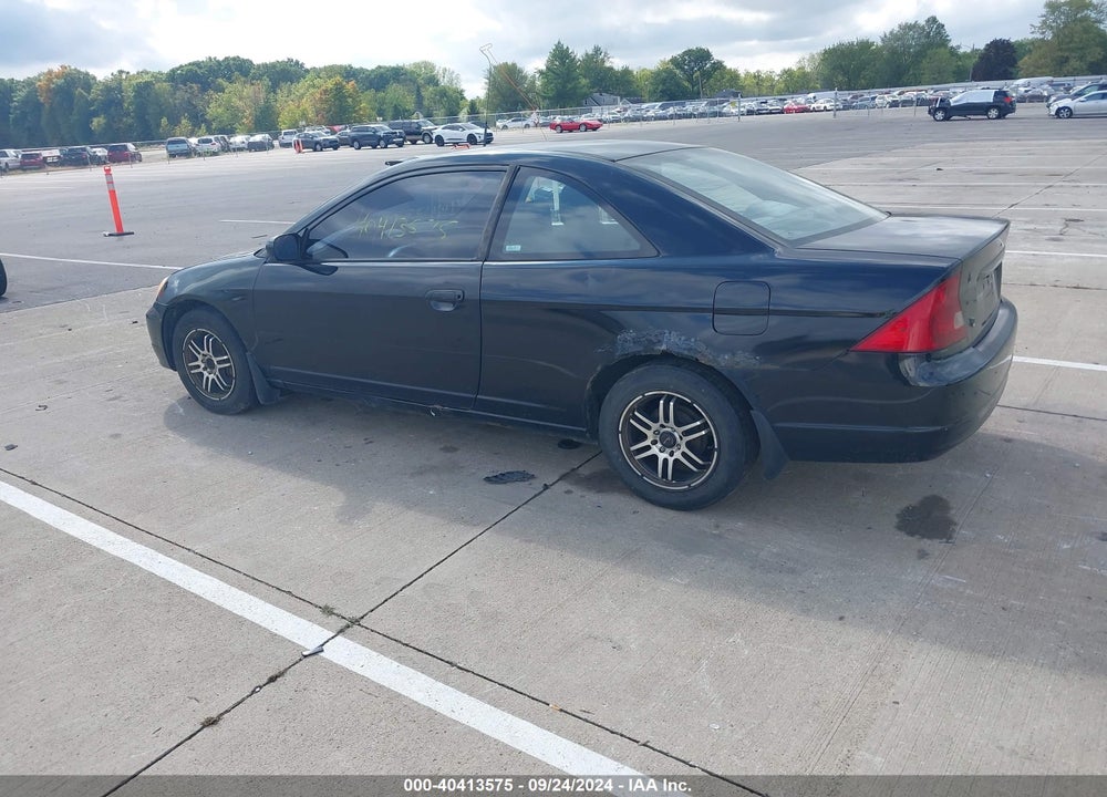 2001 HONDA CIVIC LX VIN: 1HGEM22591L048418
