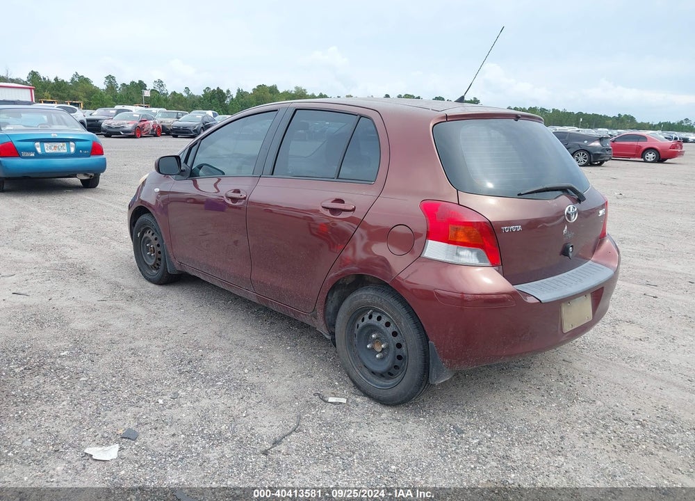 2009 TOYOTA YARIS VIN: JTDKT903595230776