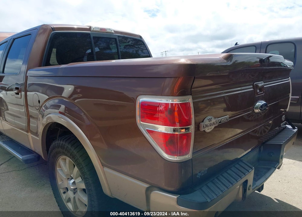 2011 FORD F-150 KING RANCH VIN: 1FTFW1CF9BKD19192