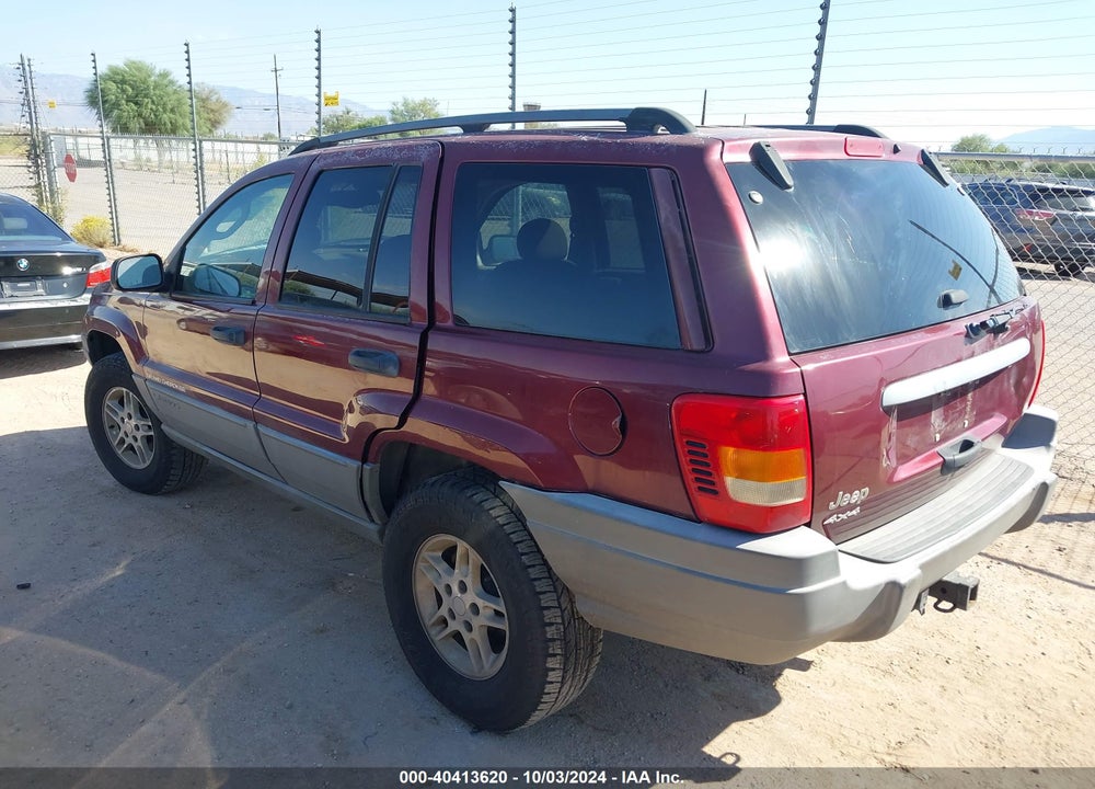2002 JEEP GRAND CHEROKEE LAREDO VIN: 1J4GW48NX2C196299