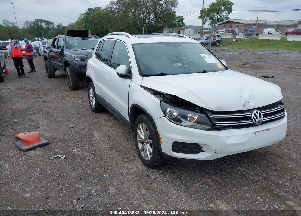 2017 VOLKSWAGEN TIGUAN 2.0T WOLFSBURG EDITION VIN: WVGSV7AX8HK009183