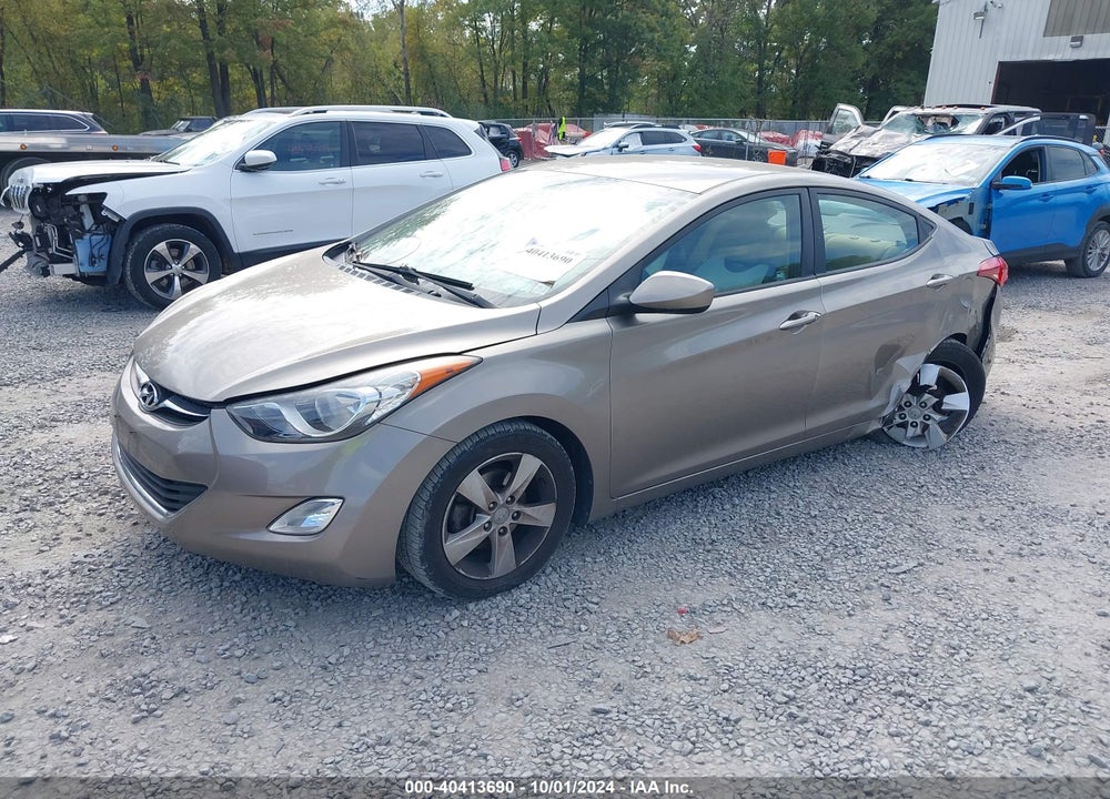 2013 HYUNDAI ELANTRA GLS VIN: 5NPDH4AE9DH387796
