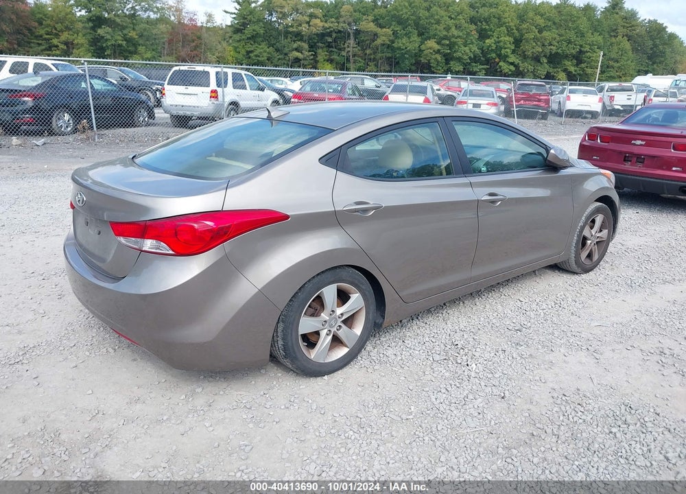 2013 HYUNDAI ELANTRA GLS VIN: 5NPDH4AE9DH387796